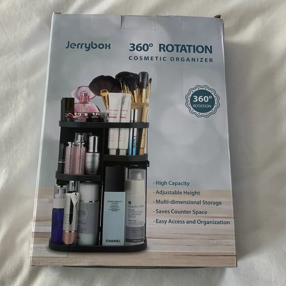 NWT! Jerrybox 360 Rotation Cosmetic Organizer
